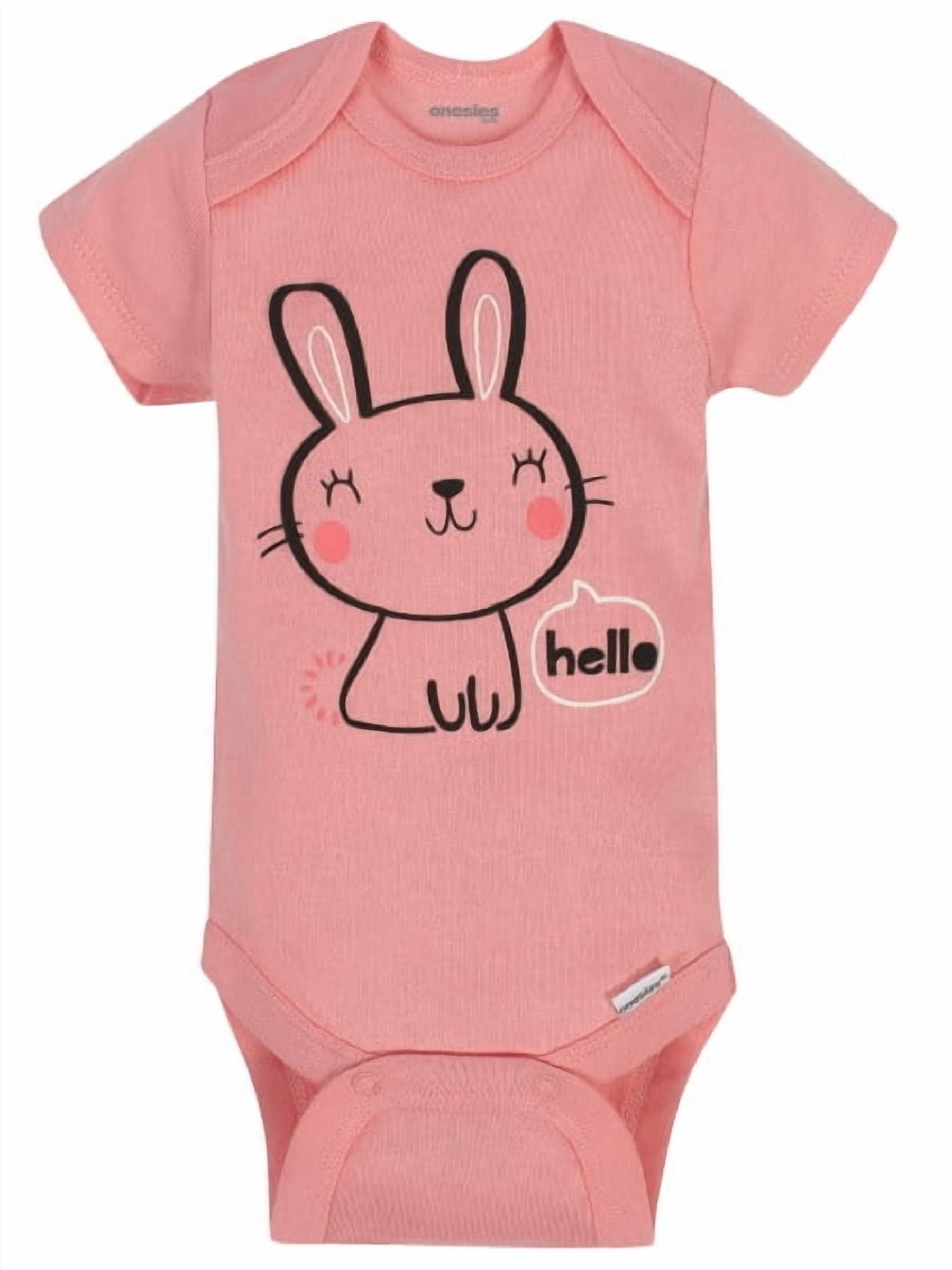 Onesies Brand Baby Girl Bodysuits, 8-Pack, Sizes Newborn - 12 Months