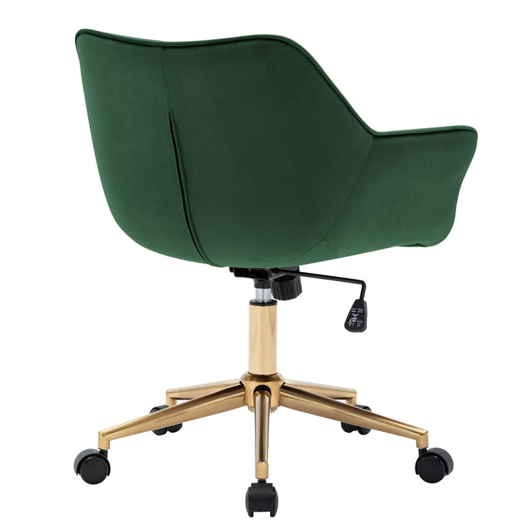 Dark green online desk chair