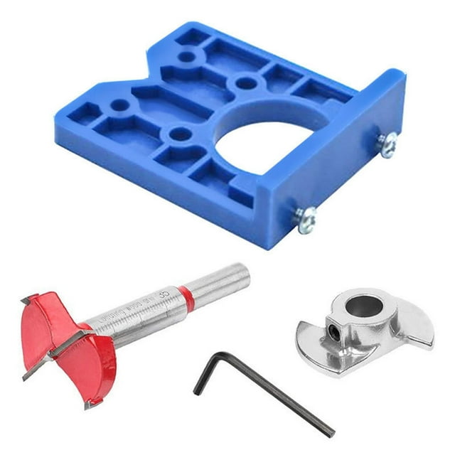 PEONAVET Colored Eggs Hinge Opening Locator 35mm Door Panel Hinge Positioning Template