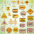 thumbnail image 2 of Juego de tablones de anuncios de construcción Outus 47 piezas para niños, 2 of 7
