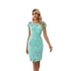 thumbnail image 1 of Vestido de encaje ODCOCD Vestido de novia corto para mujer Lake Green, 1 of 7
