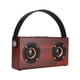 thumbnail image 3 of Altavoz recargable inalámbrico Bluetooth de madera portátil D10 compatible con entrada auxiliar de tarjeta TF, 3 of 8
