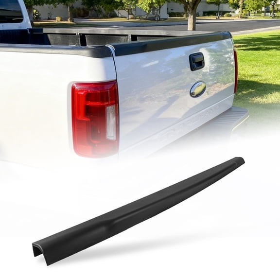 Tailgate Cover & Protector for Ford F250 F350 F450 F550 Super Duty 2008-2016  All Weather Heavy Duty Tailgate Spoiler Cap, Molding Trim, Replacement BC3Z9940602B, Anti Scratch & Ding Shield
