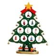 thumbnail image 2 of Wooden Christmas Tree Desktop Decoration Handmade for Holiday Festivals Home Green Medium, 2 of 8