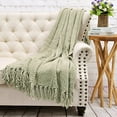 thumbnail image 6 of Home Soft Things Reversible Tweed Throw Blanket, Super Soft & Cozy - Oyster Shell, 50x60", 6 of 8