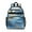 Blue Marble Gold, variant on Black Marble Gold Wave Pattern Backpack for School,Cute School Bag,Schoolbag with Adjustable Shoulder Straps & Padded Back,15.25"x11.5"x5.25"