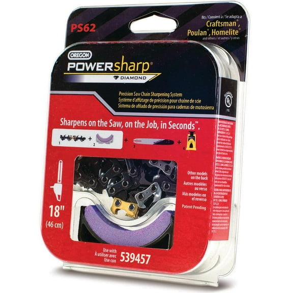 Oregon 18" Powersharp Replacement Chain With Stone (62 Drive Links) PS62