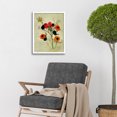 thumbnail image 2 of Poppy Flowers Colourful Floral Abstract Art Print Framed Poster Wall Decor 12x16 inch, 2 of 5