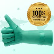 Donning Gloves for Compression Socks - Easy Donning & Doffing for Compression Stockings - Green, 1 Pair