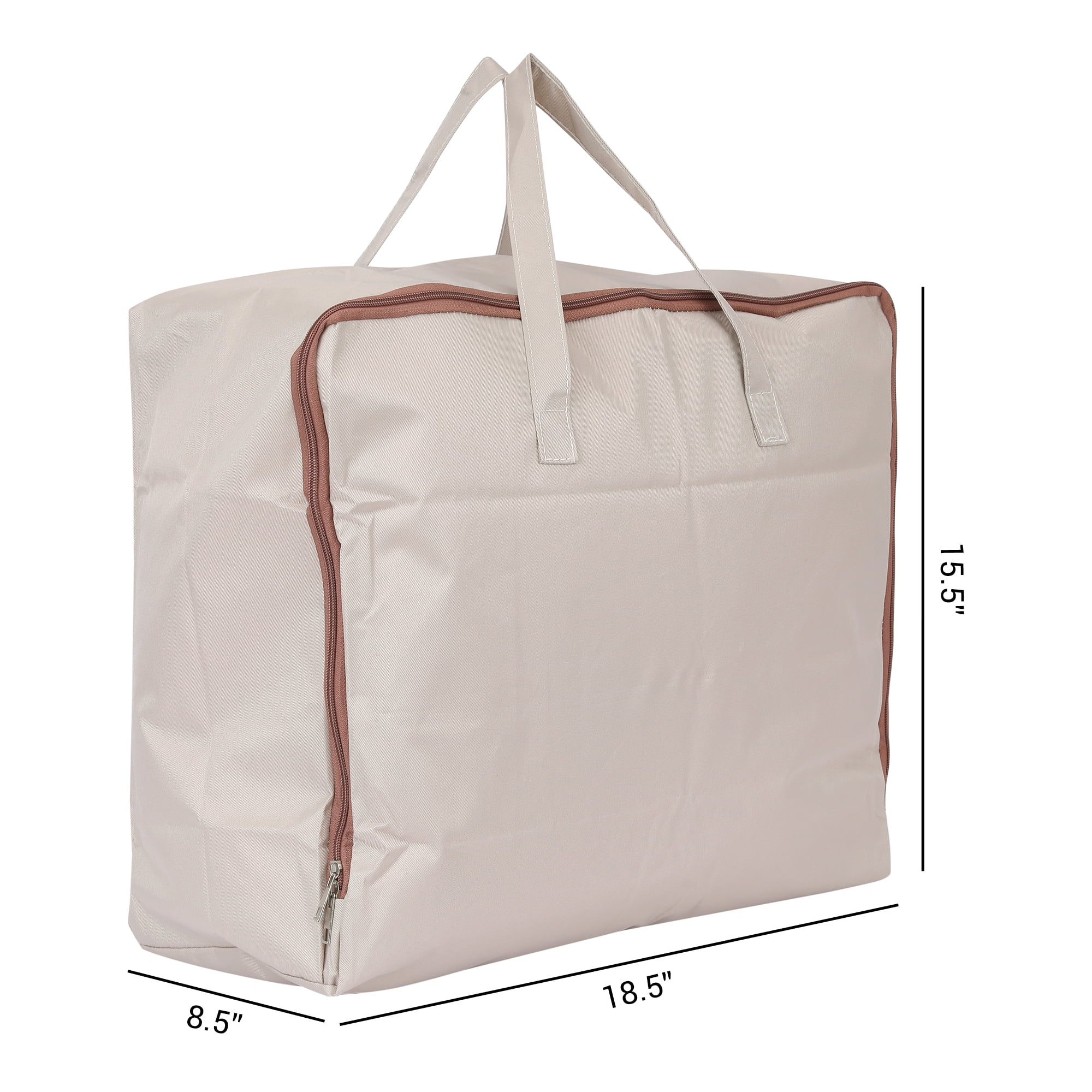 Unique Bargains Foldable Storage Bags w Handles for Closet Organizers 18.5x8.5x15.5in