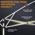 thumbnail image 5 of EAGLE PEAK 6.6 x 6.6 ft Easy Set Up Straight Leg Pop Up Outdoor Canopy with One Removable Wall,American Flag, 5 of 9