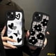 thumbnail image 2 of Estuche Retro A Cuadros Para Samsung A04s A14 A32 A52 A13 A12 A50s A04 A53 A23 A03s A50 A20 A33 A51 A30s A22 A52s A04E A31 A11 A21s A02s M32 M22 Mariposa Borde Ondulado Cubierta Suave, 2 of 3