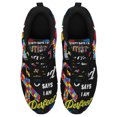 thumbnail image 2 of Autism Awareness God Says I Am Perfect Shoes for Men Women Running Shoes Lightweight Walking Sneakers Mesh Athletic Sport Shoes Black Size 4.5, 2 of 5