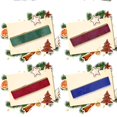 thumbnail image 2 of Red La Navidad de la cinta de raso ató con alambre la cinta para la decoración casera de la Navidad, envoltorio de regalo, 2 of 5