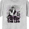 thumbnail image 2 of Cobra Kai Sweep The Leg Crew Neck Short Sleeve Athletic Heather Men's T-shirt-XXL, 2 of 7