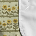thumbnail image 4 of Sunflower Microwave Oven Cover, Spring Season Flowers Field Blowing Blossoms of Summer Shabby Garden, Water Resistant Organizer with Pockets for Kitchen, 36" x 12", Pale Green and Yellow, by Ambesonne, 4 of 4