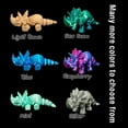 thumbnail image 2 of Clever Contraption Jumbo Fidget Triceratops | Articulating Dinosaur Sensory Companion for and Adults, 2 of 9
