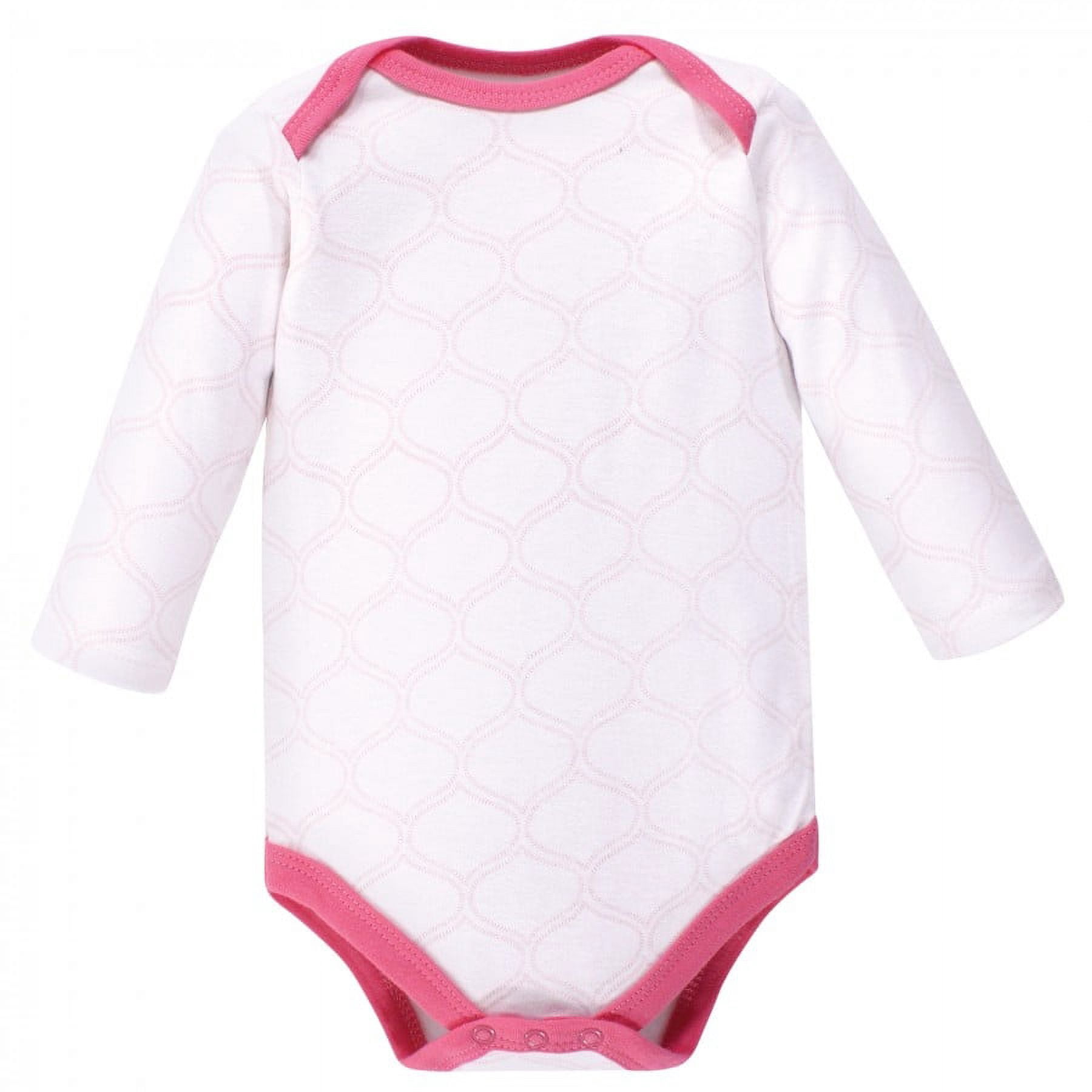 Hudson Baby Cotton Long-Sleeve Bodysuits, 5-Pack, Newborn- 24 Months