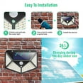 thumbnail image 5 of 2 Pack Outdoor Solar Lights, Motion Sensor Solar Wall Lights, Wireless Solar Motion Lights Security Lights for Exterior Patio,Yard,Garden,Front Door, 5 of 8