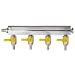 thumbnail image 3 of Kegco AD4 Aluminum 4-Way Kegerator Beer Gas/Air Distributor, 3 of 6