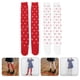 thumbnail image 5 of 2 pares de medias de San Valentín para mujer Calcetines largos con patrón de corazón Medias de mujer, 5 of 5