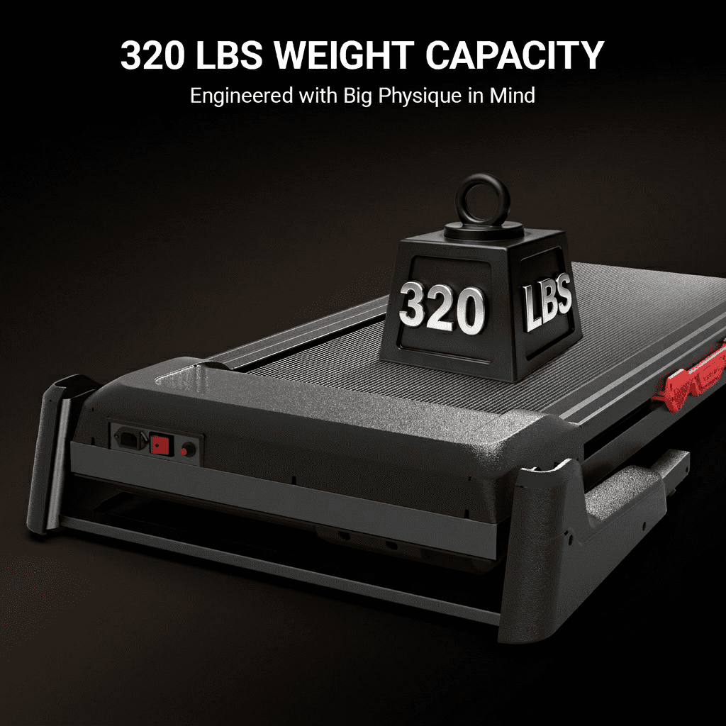 HARISON Folding Treadmill with Incline, Heavy-Duty Treadmills 320lb Capacity, Running Machine for Home with HARISON Bluetooth & Adjustable Tablet Stand, 90% Pre-assembled, 64 Preset Program
