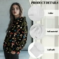 thumbnail image 6 of FOR U DESIGNS Butterfly Mushroom Hooded Pullover Sweatshirts for Women Size L Long Sleeve Oversized Hoodies Tops for Women Trendy Graphic Hoodie Pullover Winter, 6 of 7
