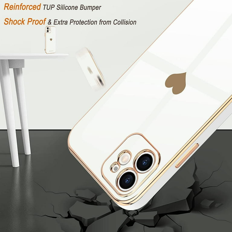 Entronix Love Heart Luxury Case for iPhone 11, Cute Slim