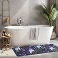 thumbnail image 2 of Dark Blue Unicorn Floral Pattern Kitchen Rug Mat,Kitchen Runner Rugs Non Skid Washable,Decorative Kitchen Floor Mats for Kitchen,Sink,Laundry,17"x47.2", 2 of 7