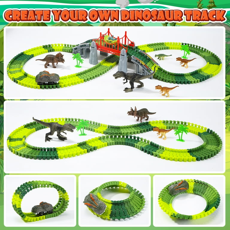 JoyStone 275-Piece Dinosaur Race Track Playset photo 8