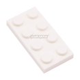 thumbnail image 1 of 2x4 Dots Base Plate 100PCS Building Blocks Bulk Parts Create Educational DIY MOC Bricks 3020 Compatible All Major Brand WHITE, 1 of 6