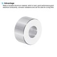 thumbnail image 4 of M8 Aluminum Spacers, 12 Pcs Metal Spacers Aluminum 8.5mm ID x 20mm OD x 10mm L Aluminum Spacer Screw Standoff Round for 5/16 or M8 Screw Bolts, 4 of 5