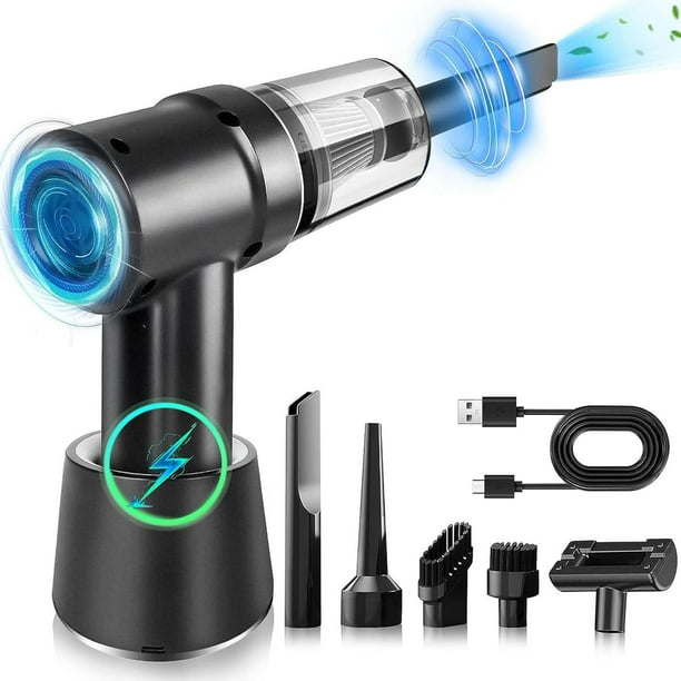 Limpiador De Aire Comprimido Para Pc, Aspirador Eléctrico 3 En 1, Recargable, Inalámbrico, Con Kit De Limpieza De Teclado Para Ordenador Portátil, Dispositivos Electrónicos, Limpieza Del Hogar