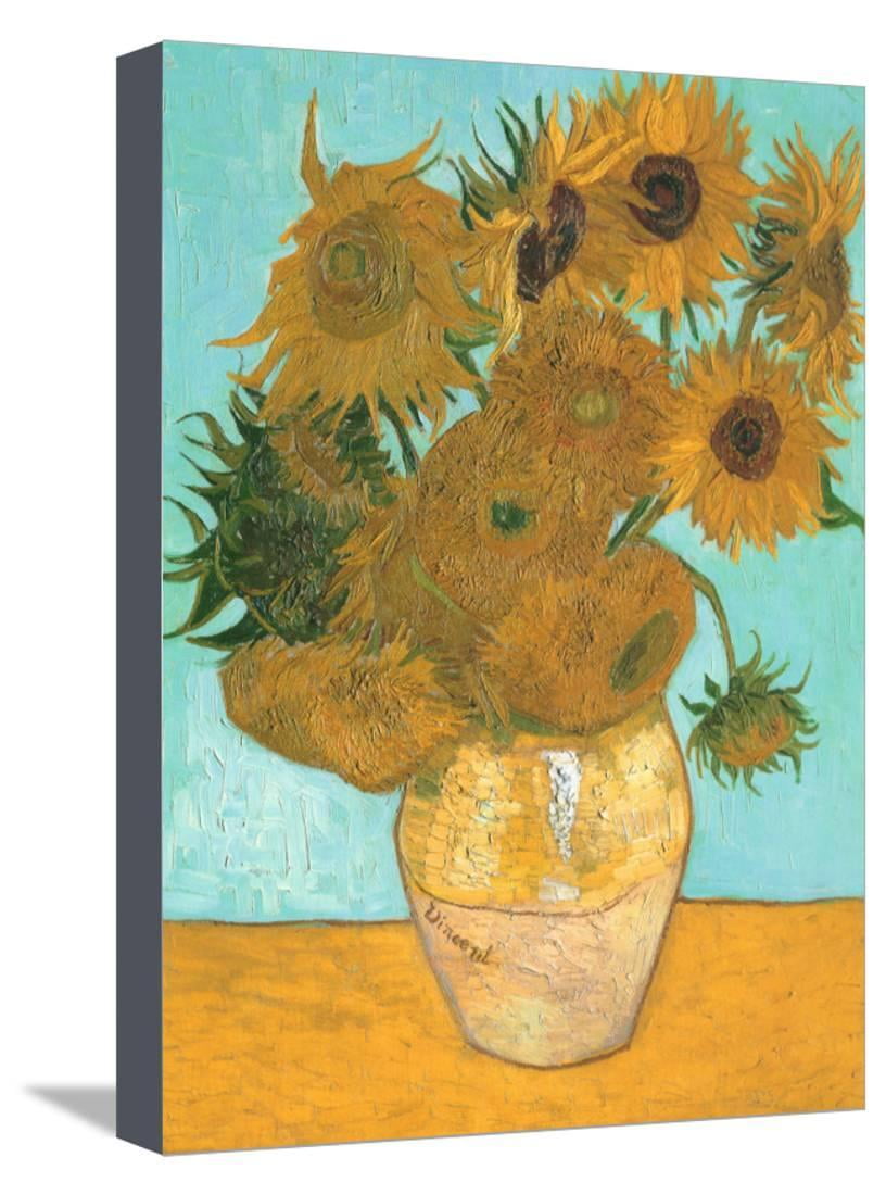 Van Gogh Sunflowers Price Sunflowers, 1889 Stretched Canvas Print Wall Art By Vincent van Gogh