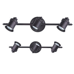 3 Bulb Wall Mount Light - Oil Rubbed Bronze 3 Bulb Wall or Ceiling Mount Track Light Fixture