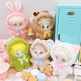 thumbnail image 4 of Mini ropa de peluche para muñecas, traje de 17cm, accesorios para Kpop, Exo, Labubu, Idol, conejo, mono, ropa para fanáticos, regalo DIY, 4 of 5