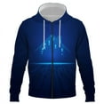 thumbnail image 1 of Nuevas sudaderas con cremallera de moda con imagen inteligente de IA y estampado 3D para hombres y mujeres, sudaderas casuales con capucha, sudaderas con capucha de Anime Harajuku, suéteres, abrigos, 1 of 6