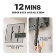 thumbnail image 4 of MountFTV Tilting TV Wall Mount Bracket Low Profile for 23-70 inch Screen TVs with 400x400mm, Holds up to 115lbs, 4 of 7