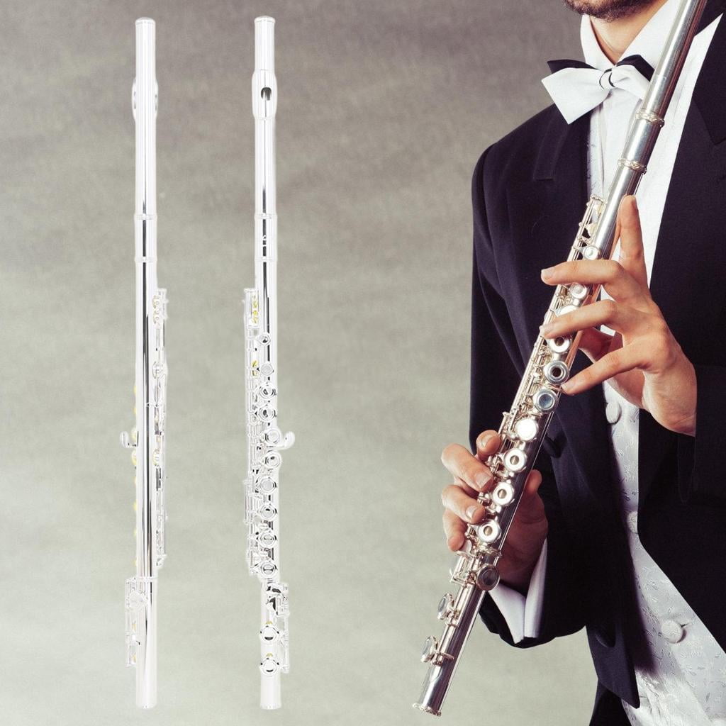 CEORPER Professional C Tone Closed Hole Flute 16 Hole Flute with E Key Woodwind Instrument For Students And Musicians Enduring