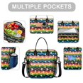 thumbnail image 2 of Pioneer Flower Floral Print Pattern Womens Lunch Box for Work,Insulated Large Lunch Bag,Leakproof Adult Lunch Bag for Work,Beach,Travel,Picnic,Camping, 2 of 6