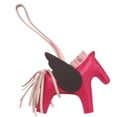 thumbnail image 3 of Pre-Owned Hermes Hermès Rodeo Pegasus PM Bag Charm, Lambskin, Raspberry, Z Stamp,... (Good), 3 of 11