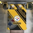 thumbnail image 6 of Pittsburgh Duvet Cover 3 Piece Bedding Set Football Comforter Cover Set Soft Duvet Cover with Pillowcase (no quilt) 79"x90", 6 of 6