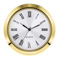 thumbnail image 3 of Ajuste del reloj Insertar Mini reloj Insertar Reloj en miniatura Esfera blanca de metal Fácil instalación Movimiento duradero de 55 mm Dorado Macarena Inserto de mini reloj, 3 of 8