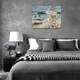 thumbnail image 6 of Beach Wall Art Nautical Bathroom Decor Ocean Sea Turtle Pictures Painting Motivational Quotes Teal Coastal Artwork Boat Seaside Canvas Home Decor Framed for Bathroom Bedroom Living Room 12"x16", 6 of 6