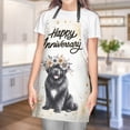 thumbnail image 4 of Happy Anniversary Newfoundland Celebrates Wedding Love Family Party Apron Newfie Dog Lover Gifts for Cooking Grilling Baking Painting Gardening - 01015, 4 of 5