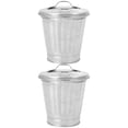 thumbnail image 5 of Milisten 2pcs Small Trash Can Desktop Garbage Bin Multipurpose Storage Buckets Garbage Containers, 5 of 5