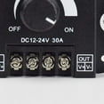 thumbnail image 5 of Voltage Regulator DC-DC Voltage Stabilizer 30A Power Supply Adjustable 12v-24V, 5 of 11