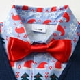 thumbnail image 6 of FAOWME Child Outfit Sets Boys Christmas Suit Two Piece Christmas Little Tuxedo Boys Suit Clothes Sets Birthday O-Neck Dailywear, 6 of 9
