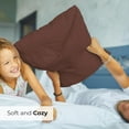 thumbnail image 7 of CGK Linens Ultra Soft & Comfy Pillowcases Set of 2 - King Size Hotel Quality Breathable 2-Piece Pillow Covers, Brown, 7 of 7
