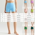 thumbnail image 3 of vigerkar Biker Shorts 4" | Booty Scrunch Butt, Buttery Soft, Workout, Pilates, No Front Seam, High Waist, for Women (Light Blue, M), 3 of 9